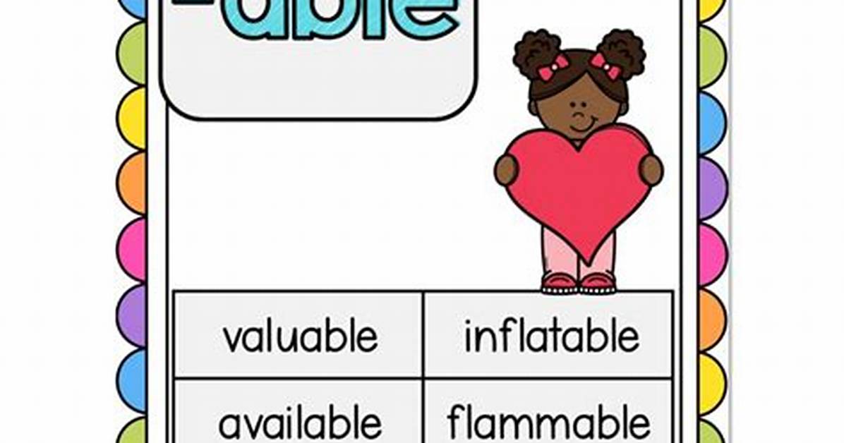 Suffix Able