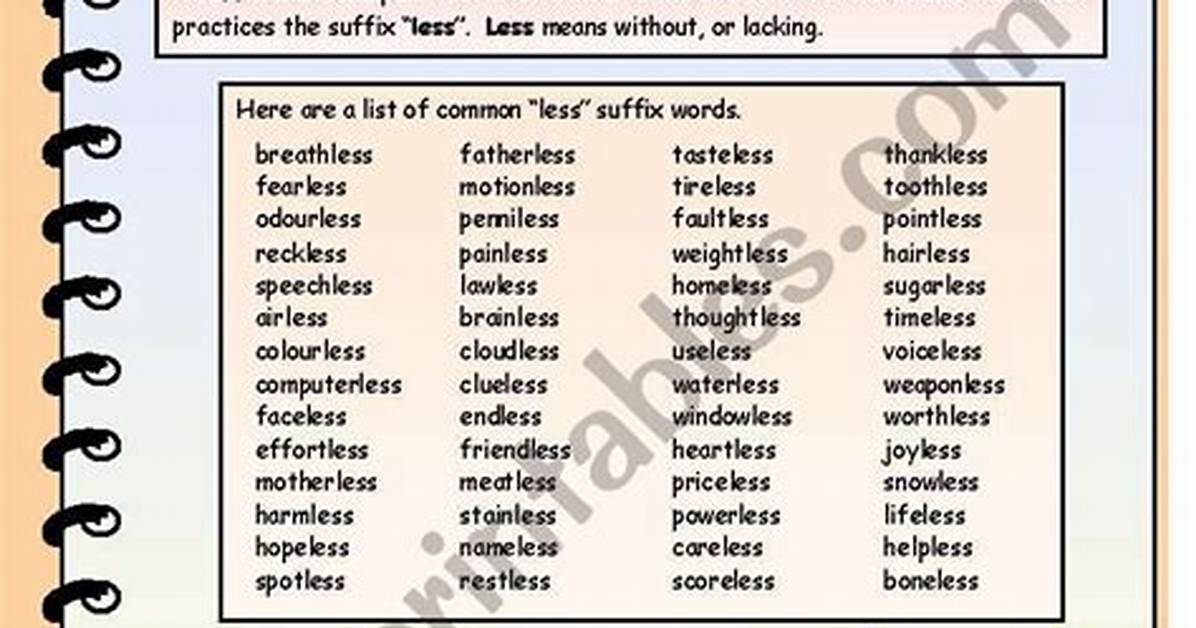 Suffix Less
