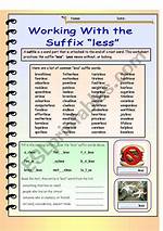Suffix Less