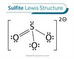 Sulfite Lewis Structure