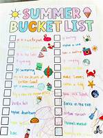 Summer Bucket List
