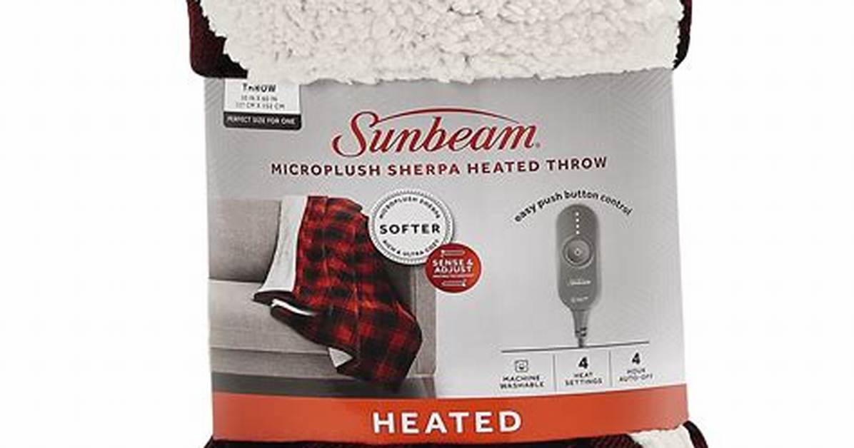 Sunbeam Heated Throw