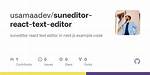 Suneditor in React - Validate Text Was Inputted?