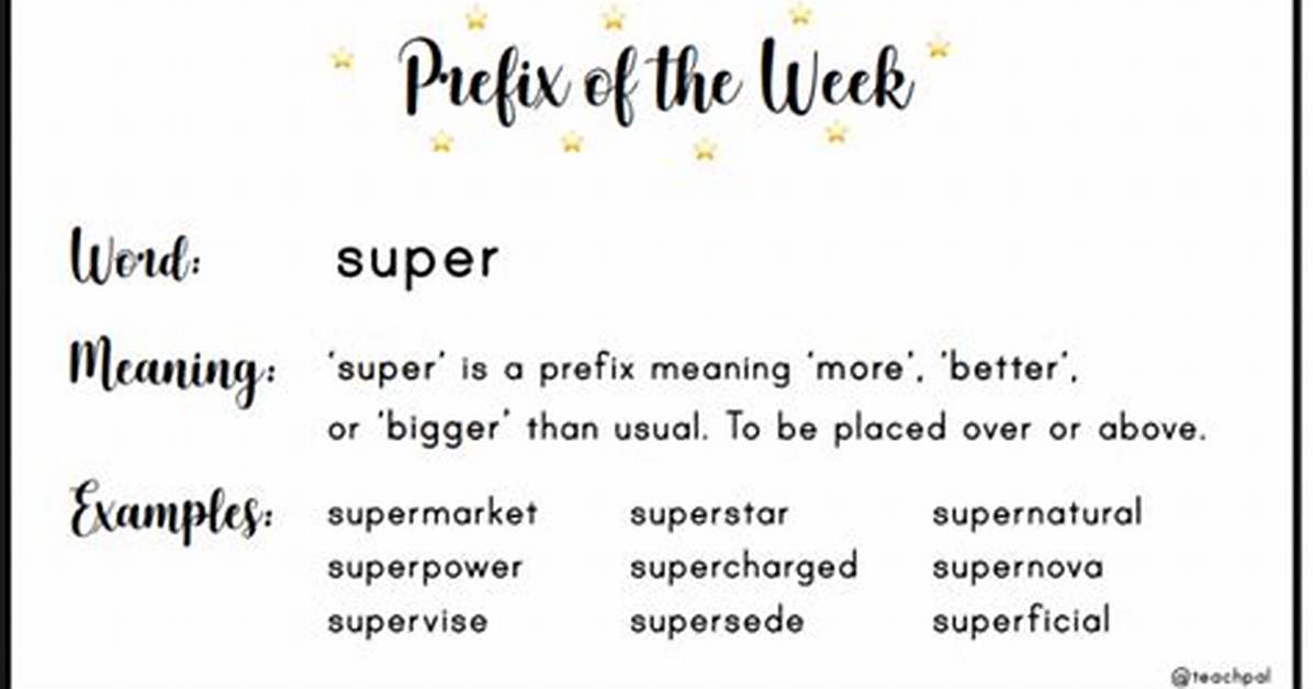 Super Prefix