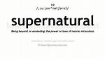 Supernatural Definition