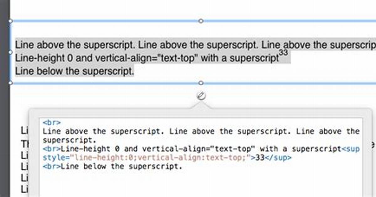 Superscript in Css Only?