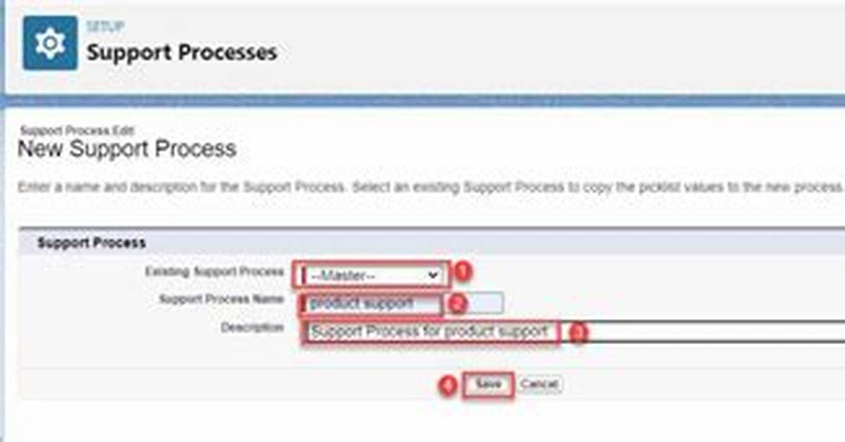 Support Process in Salesforce
