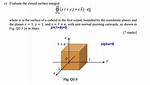 Surface Integral First Octant