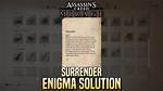 Surrender Enigma Solution Guide - Assassin's Creed Mirage