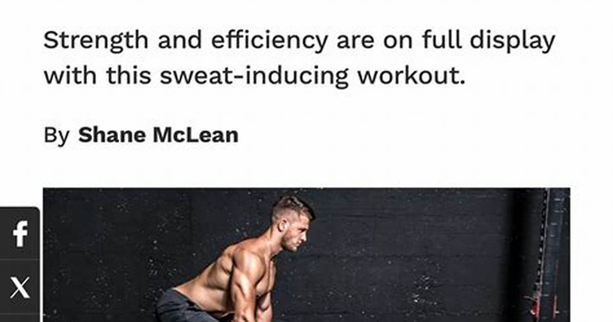 Sweat-Inducing Work