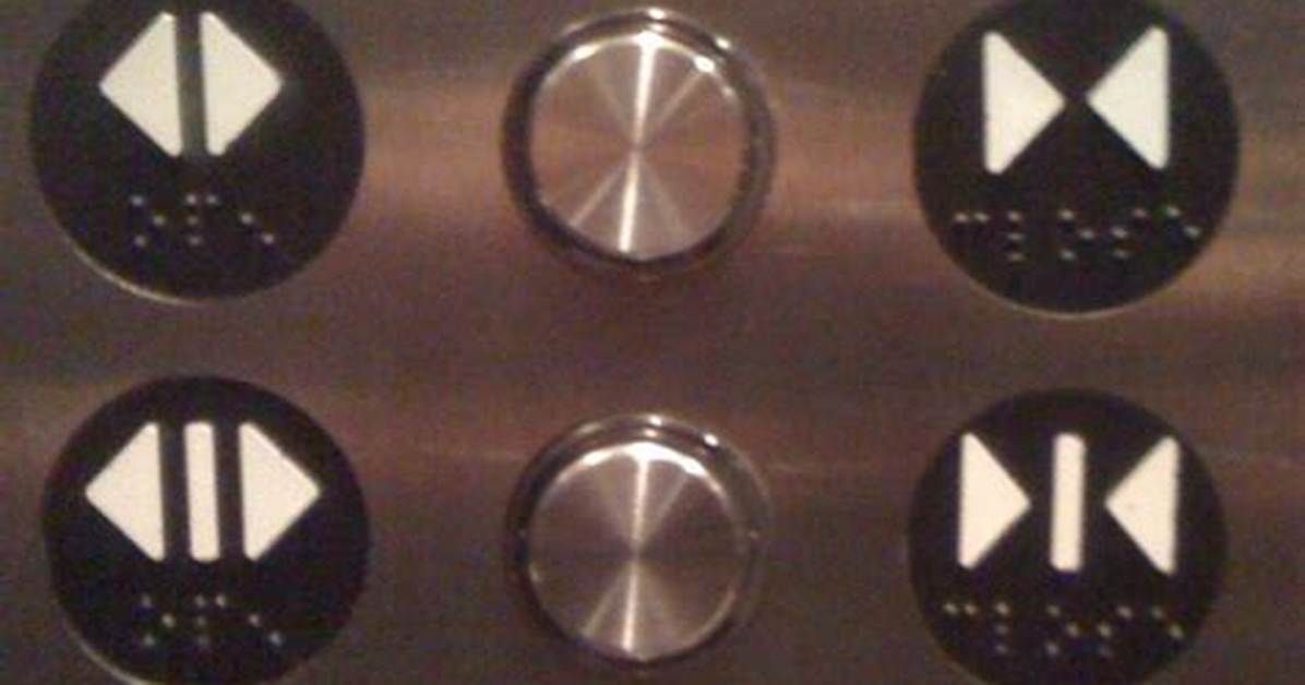 Symbol on an Elevator Button