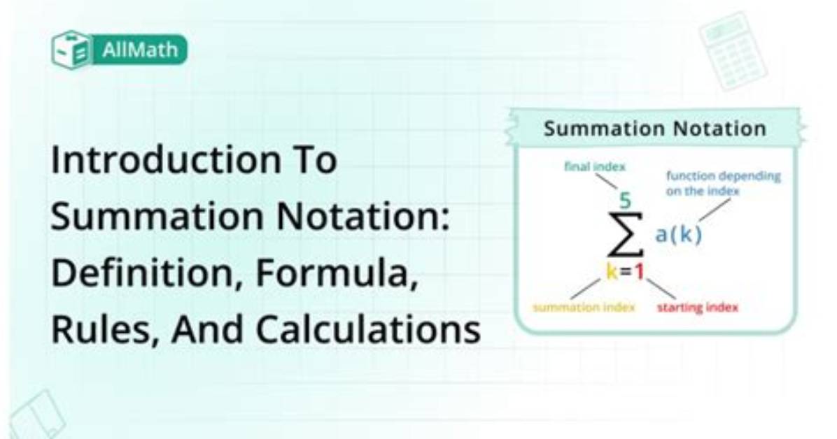 Symmetric Sum Notation