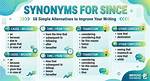 Synonym for Since
