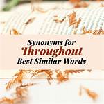 Synonym for Throughout