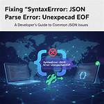 Syntaxerror: Json Parse Error: Unexpected Eof