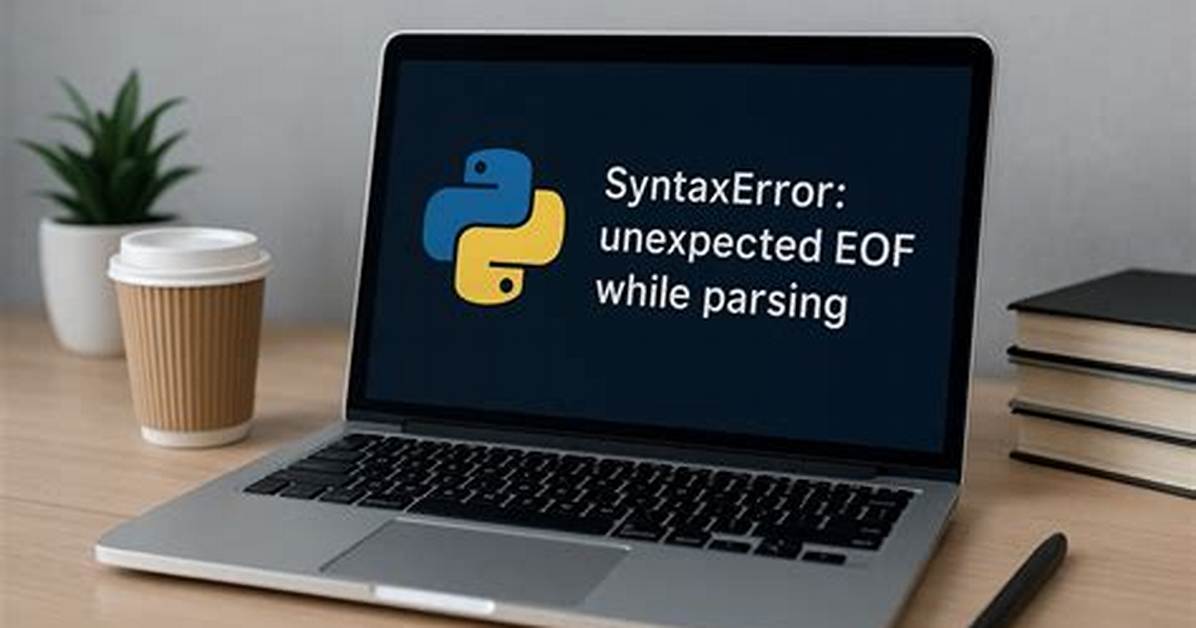 Syntaxerror: Unexpected Eof While Parsing