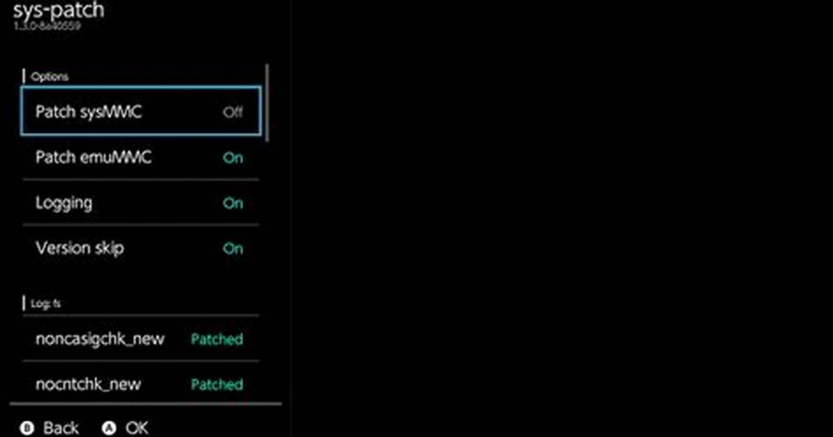 Sys-Patch Switch - Gamebrew