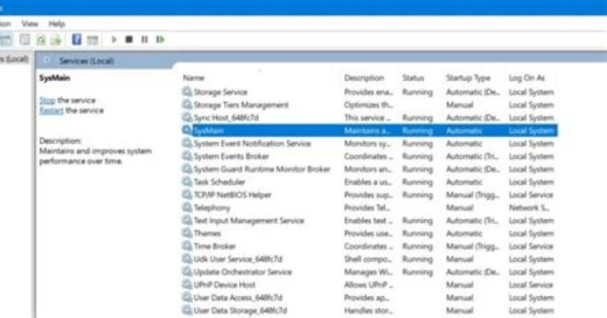 Sysmain