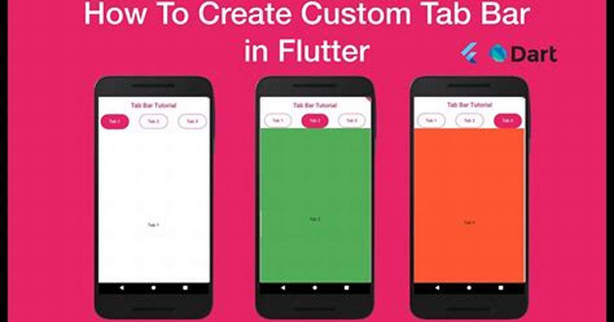 Tab Bar in Flutter