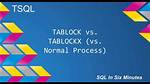 Tablock vs Tablockx
