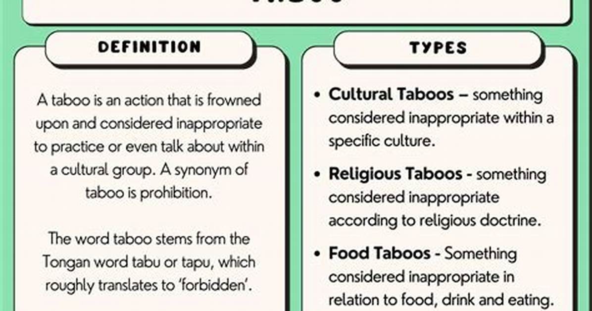 Taboo Examples
