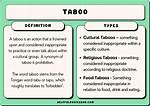 Taboo Examples