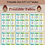 Taboo Games