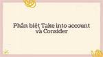 Take ___ Account (Consider)