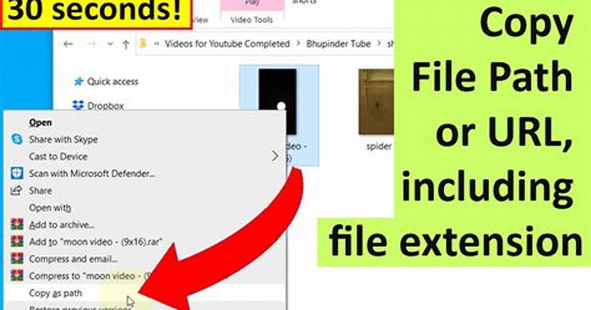 Take Smaller File Path