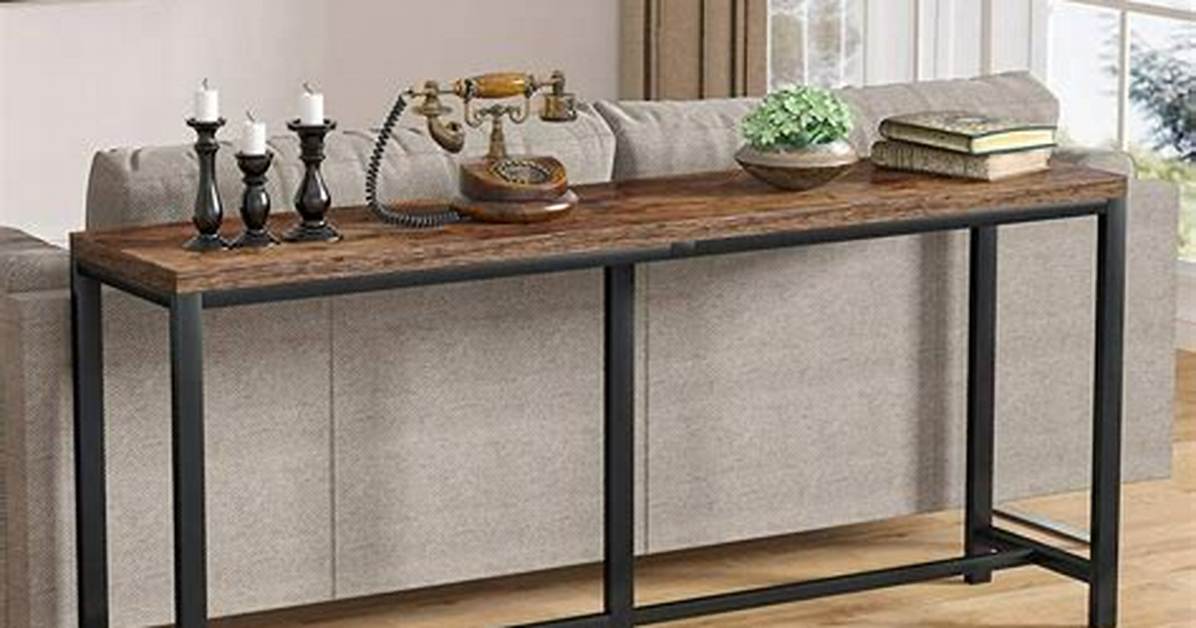 Tall Sofa Table