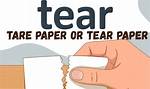 Tare Paper