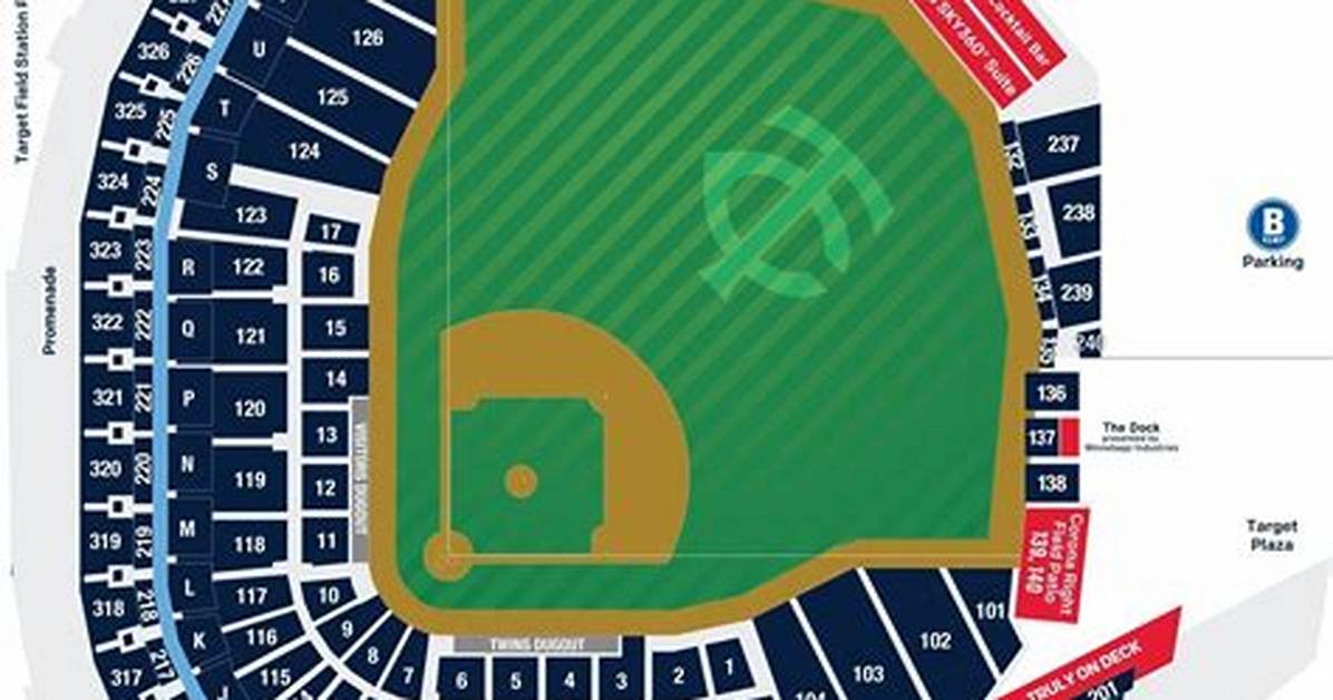 Target Field Seating Chart
