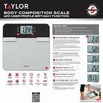 Taylor Body Composition Scale