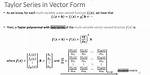 Taylor Expansion for Vector-Valued Function?