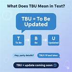 Tbu Meaning
