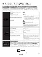 Td Convenience Checking