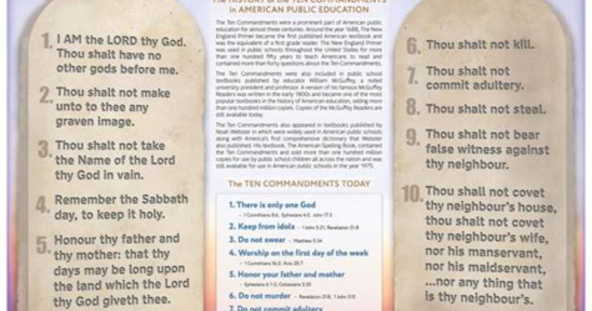 Ten Commandments Recipient