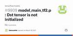 Tensorflow: Dst Tensor Is Not Initialized