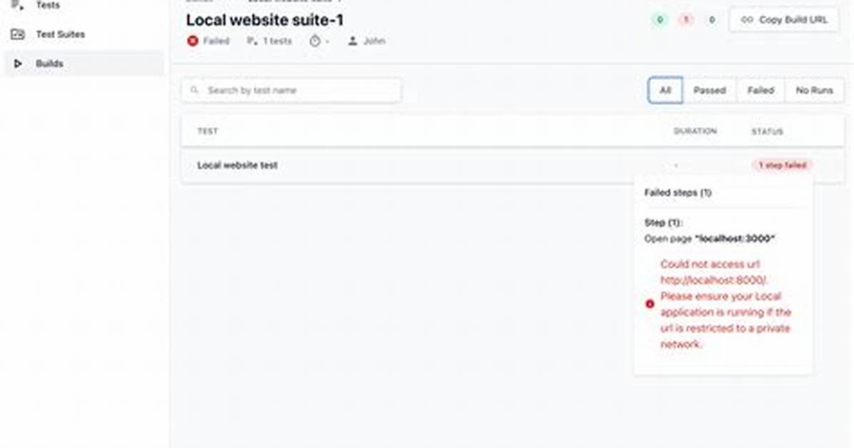 Test Localhost and Staging Websites | Browserstack Docs