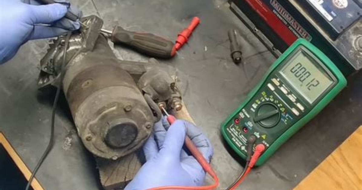 Testing a Starter