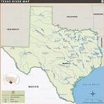 Texas River Map