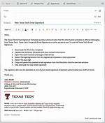 Texas Tech Email