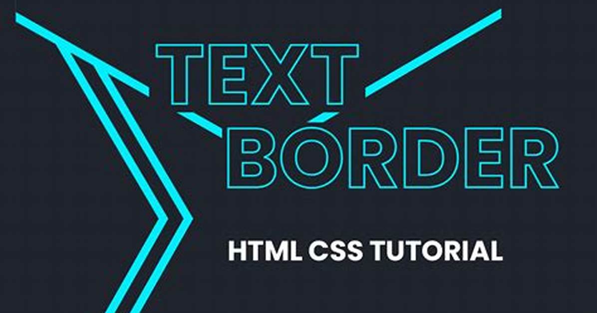 Text in Border Css Html