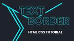 Text in Border Css Html