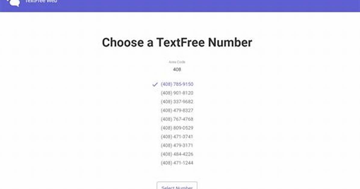 Textfree. Web