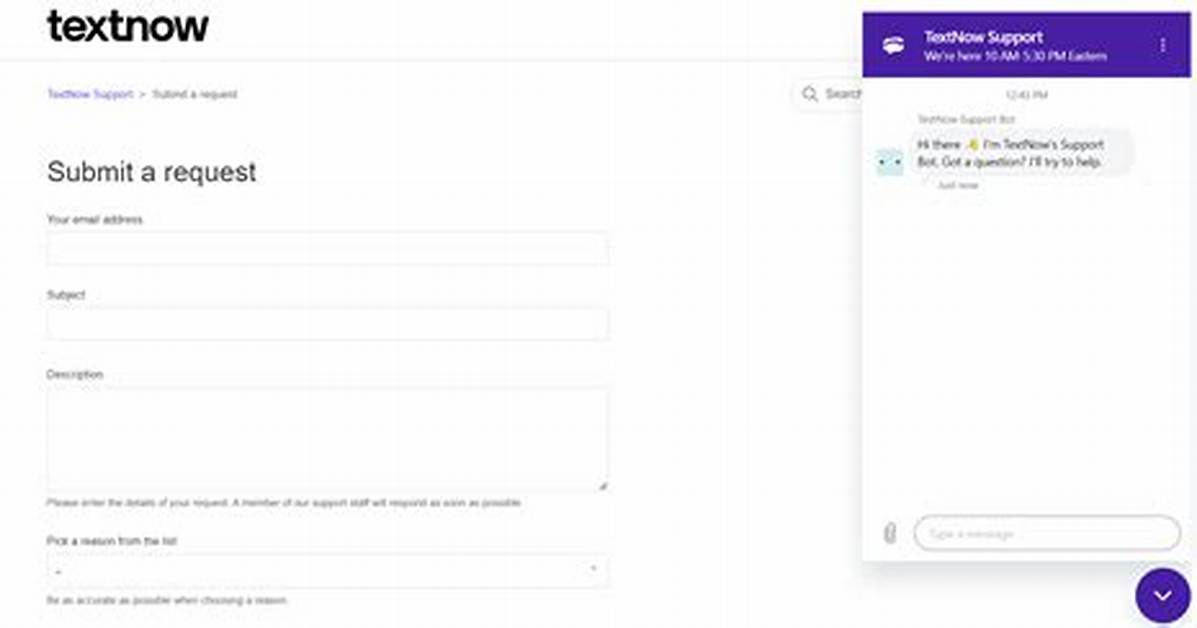 Textnow Support
