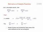 The Analytic Function at Infinity
