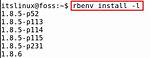 The Command Rbenv Install Is Missing