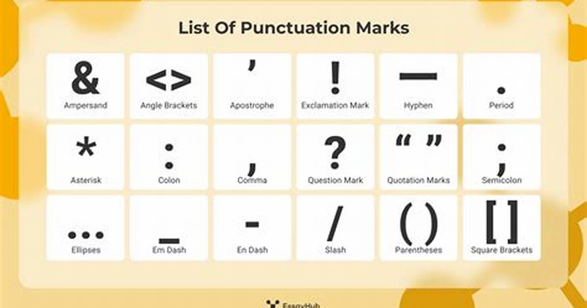 The Punctuation Mark;
