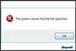 "The System Cannot Find the File Specified" When Running C++ Program